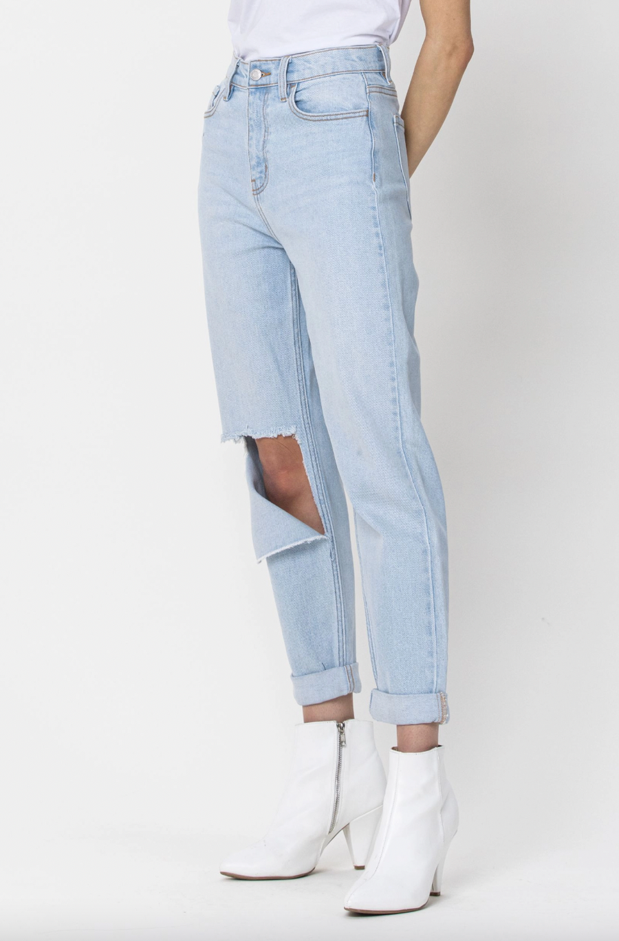 Vesper High Rise Mom Jeans