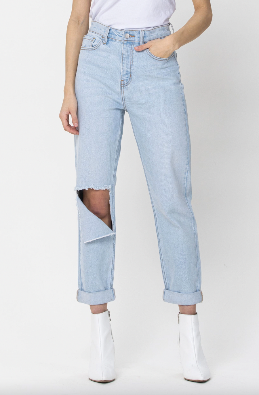 Vesper High Rise Mom Jeans