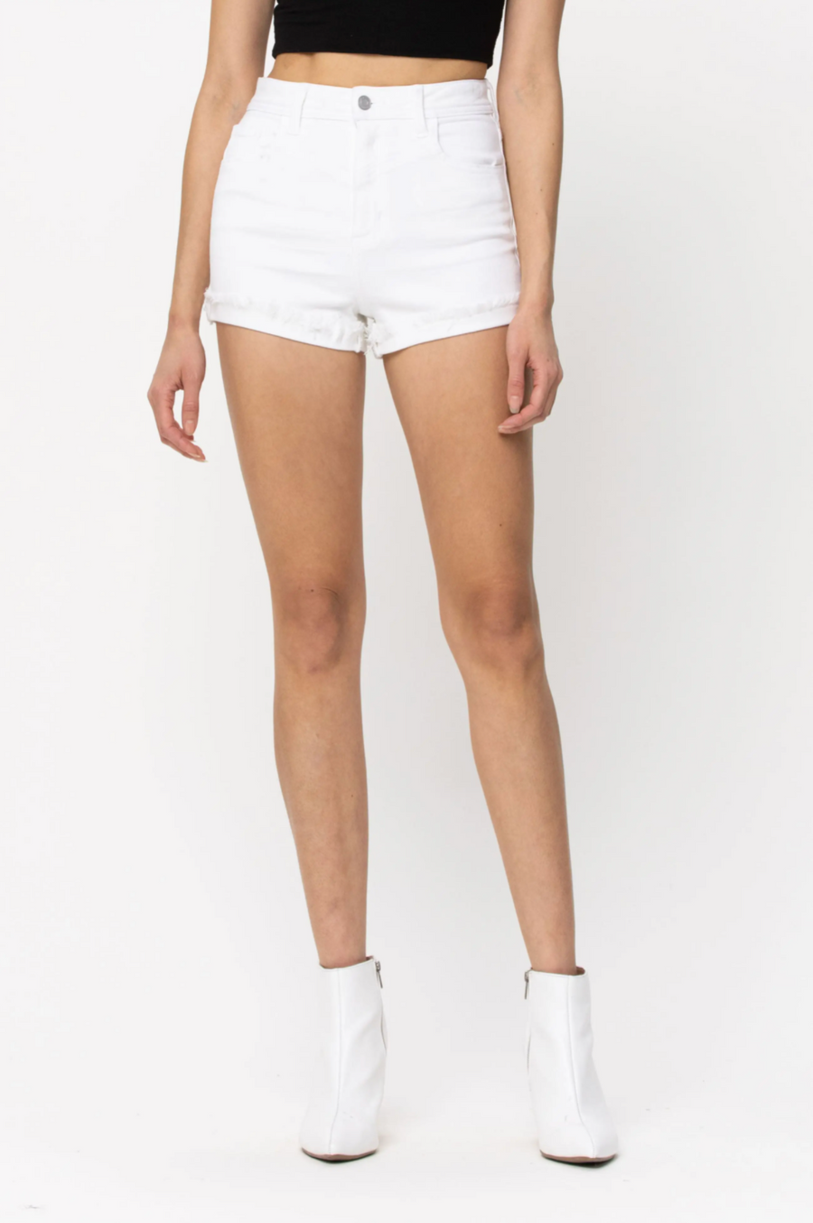 Beso White Shorts
