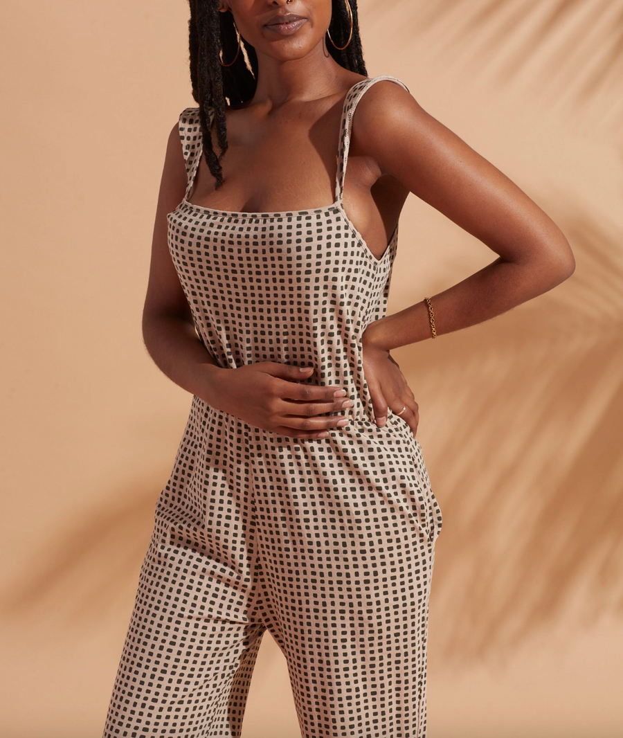 Archie Patterned Jumpsuit