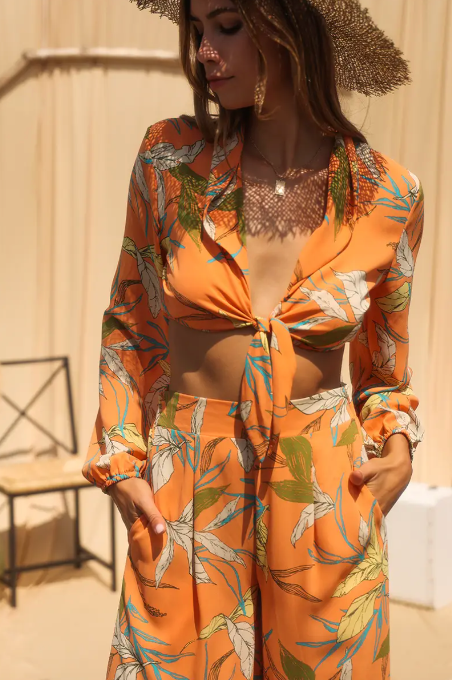 La Cabana Wide Leg Pant Set