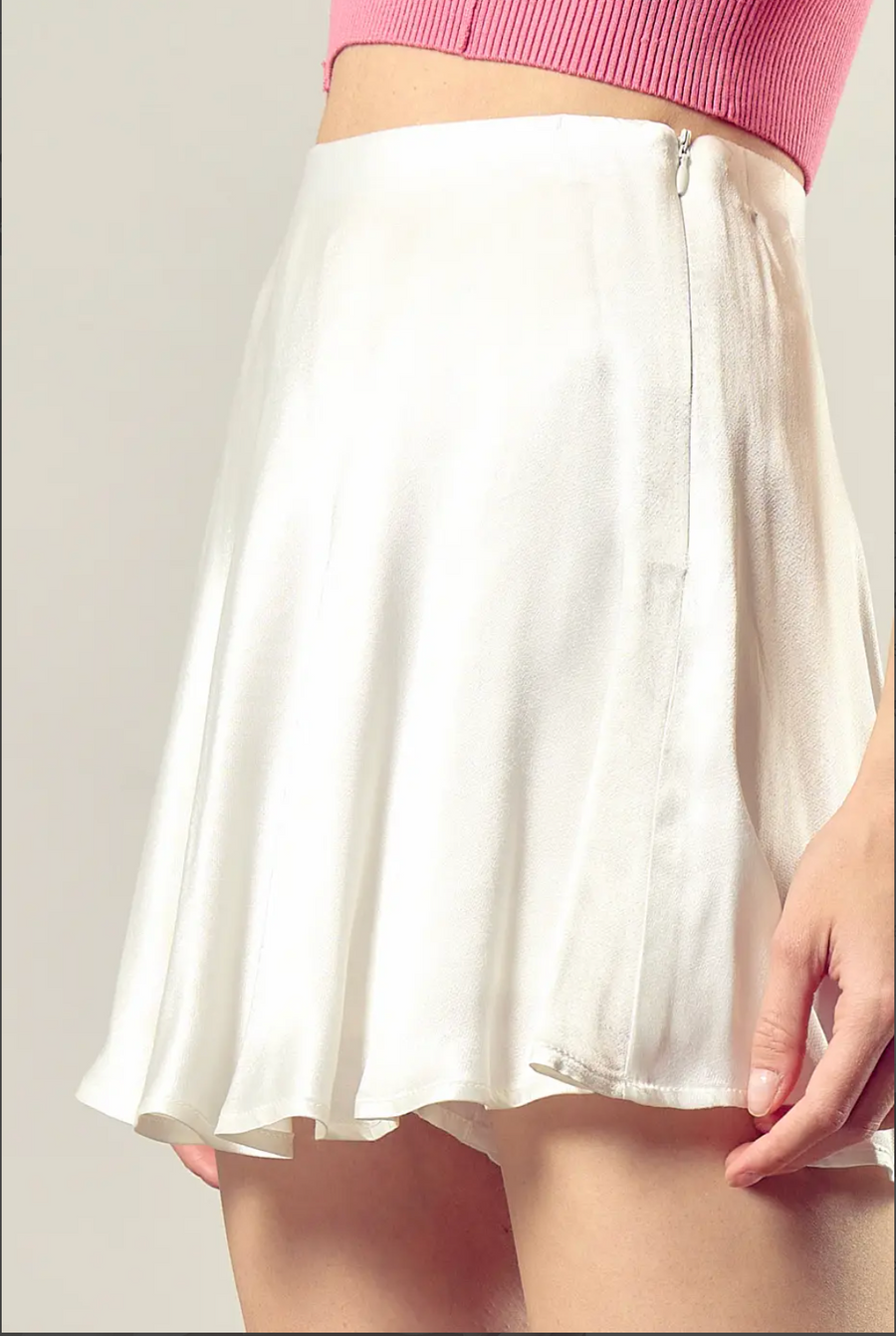 August Flare Mini Skirt