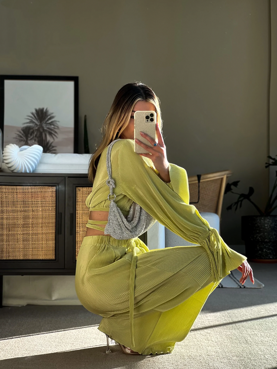 Mykonos Wrap Plisse Set