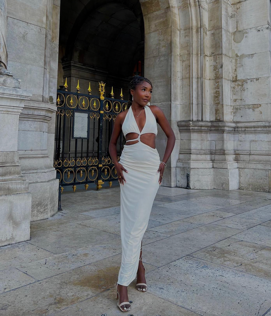 Milan Diamante Maxi Dress