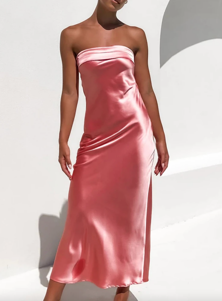 Tuscany Satin Slip Dress
