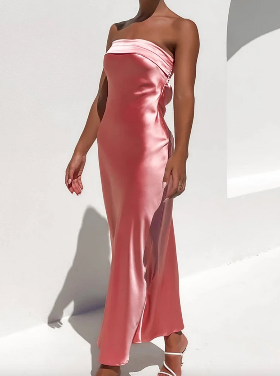 Tuscany Satin Slip Dress