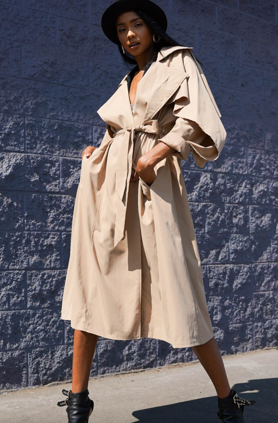 Central Park Oversized Trench Coat