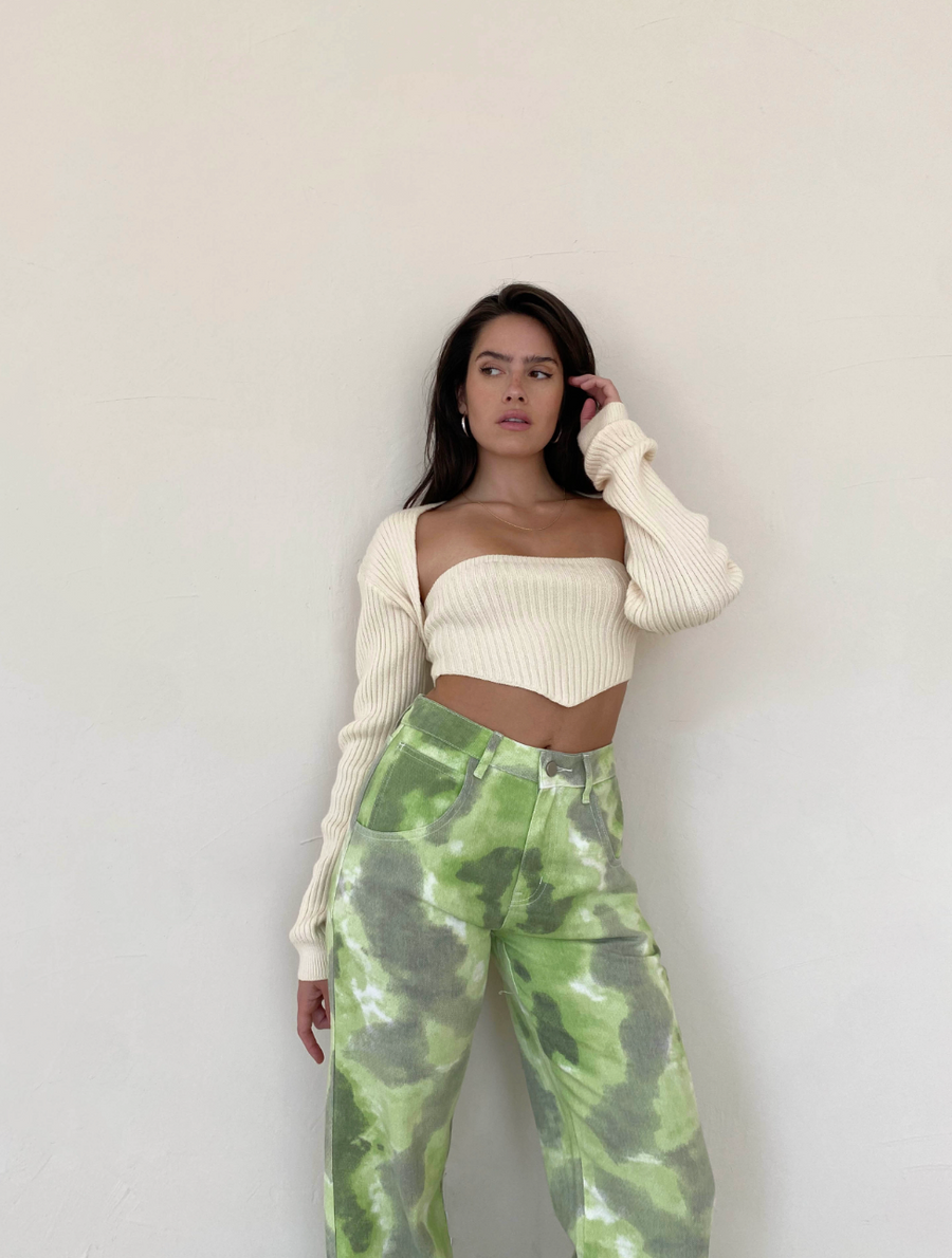 Hudson Two Piece Top Beige