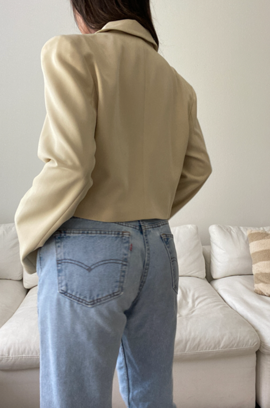 Astoria Oversized Cropped Blazer – MILK + HONEY LA Astoria Oversized Cropped Blazer – MILK + HONEY LA