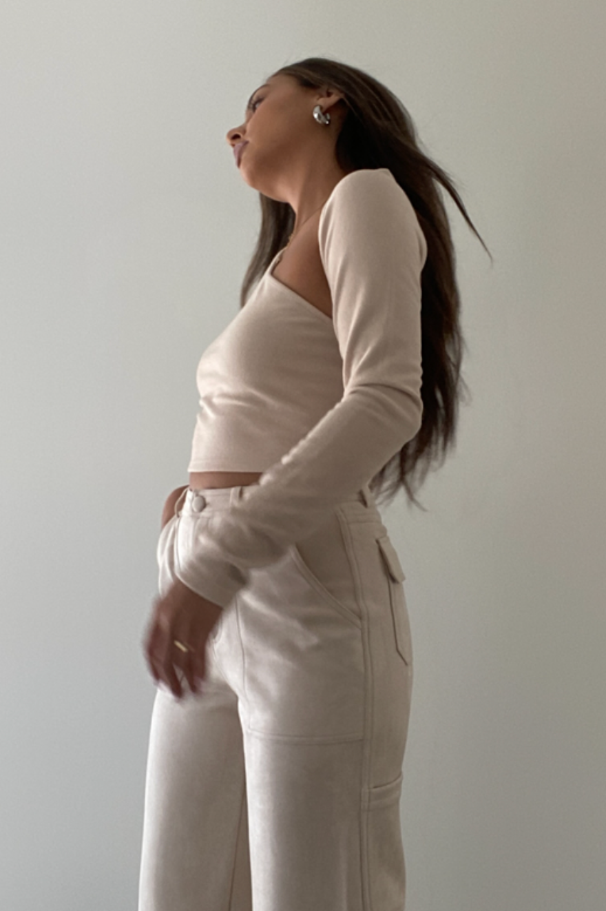 ONE SHOULDER CUT-OUT TOP