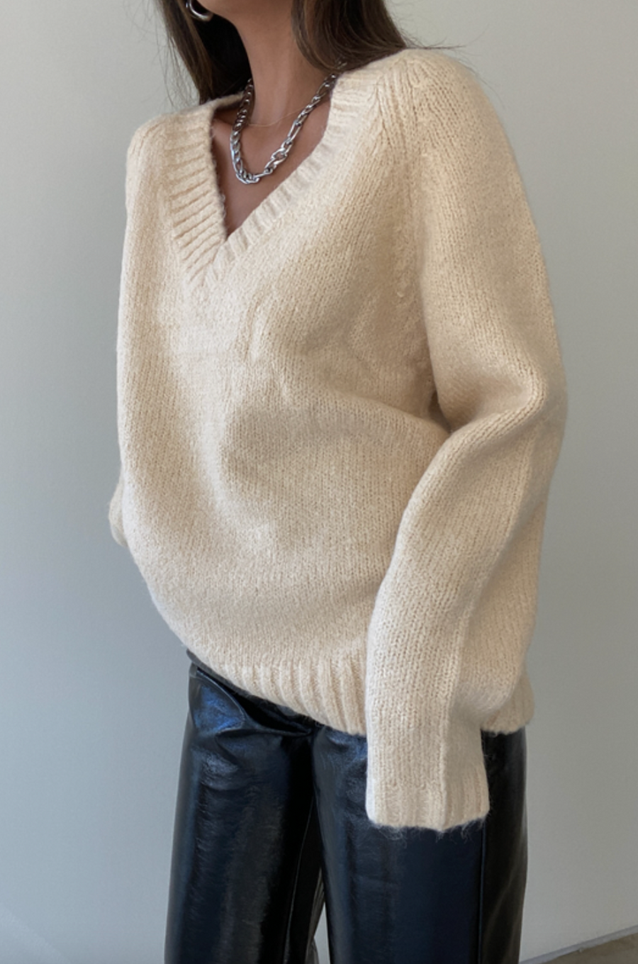 Victoria V Neckline Sweater
