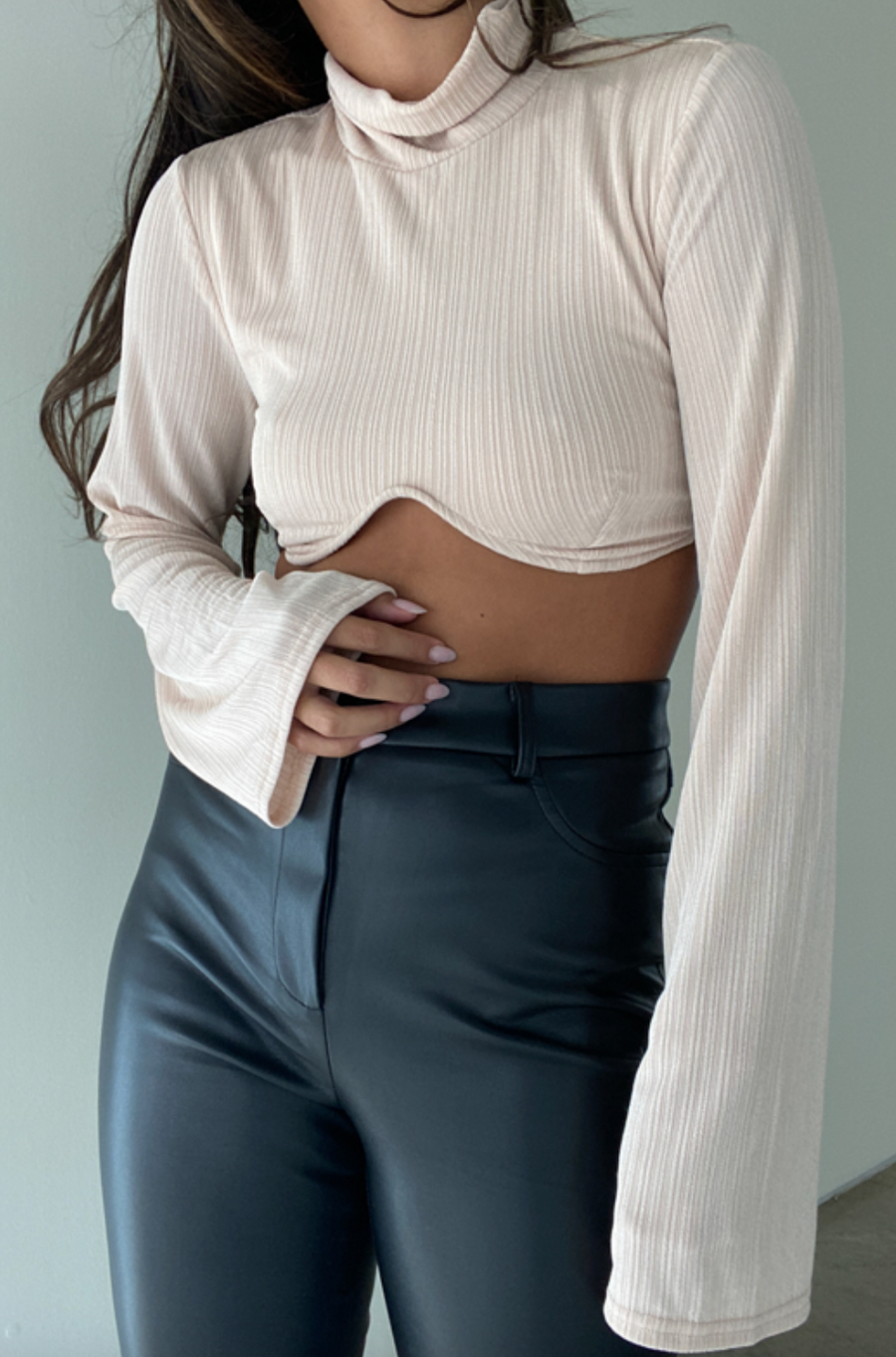 Keep It Coming Long Sleeve Crop