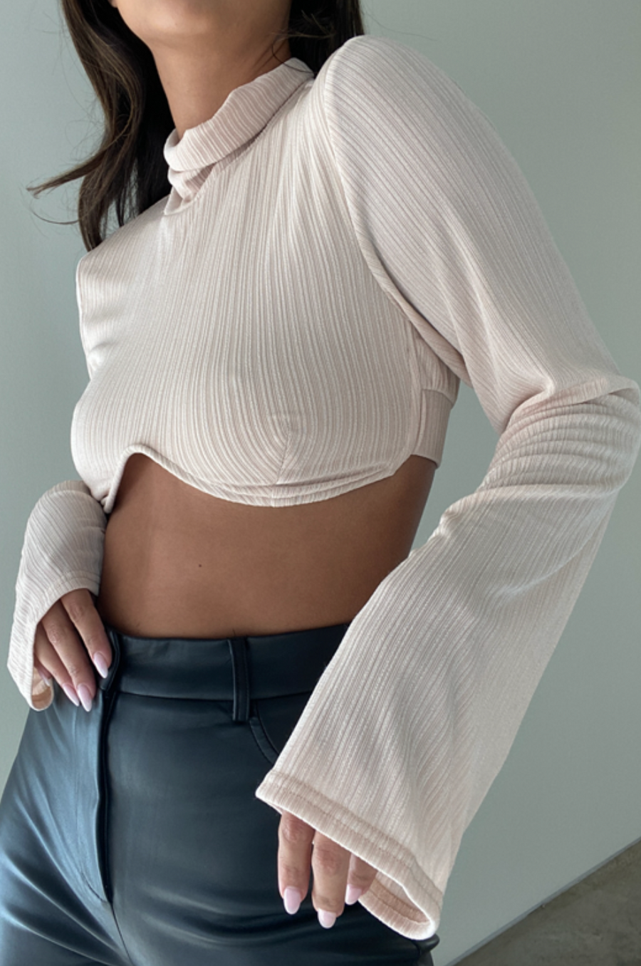 Keep It Coming Long Sleeve Crop