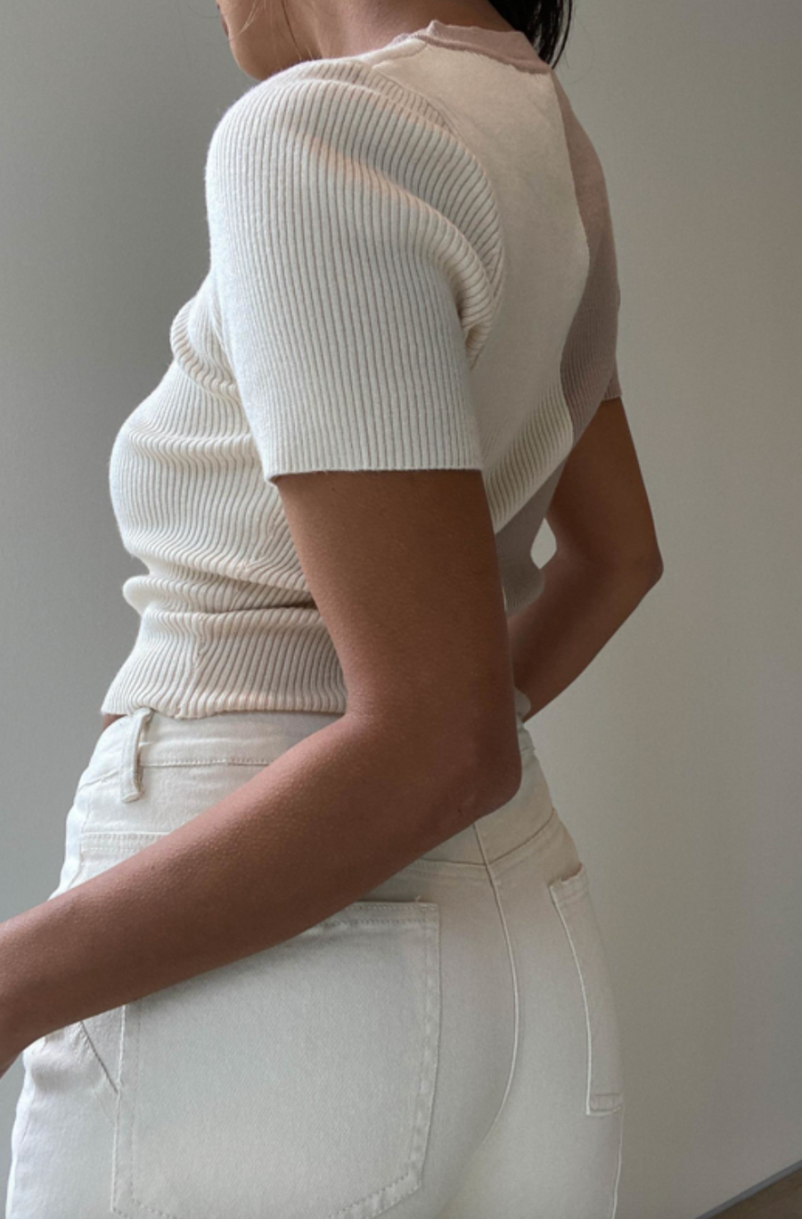 Cold Brew Crew Colorblock Knit Top