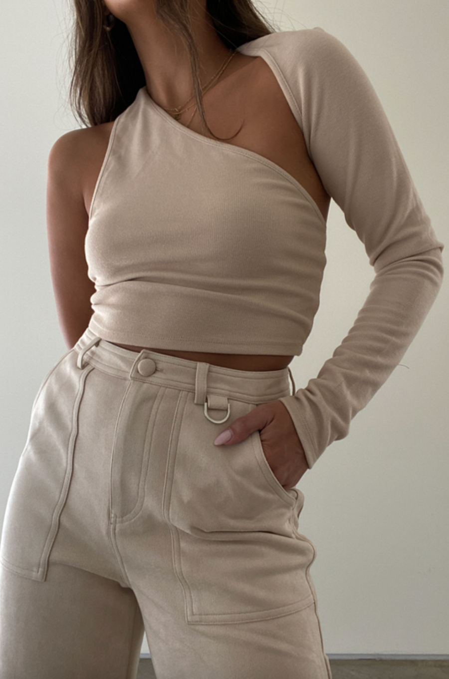 Upper East Side One Shoulder Top