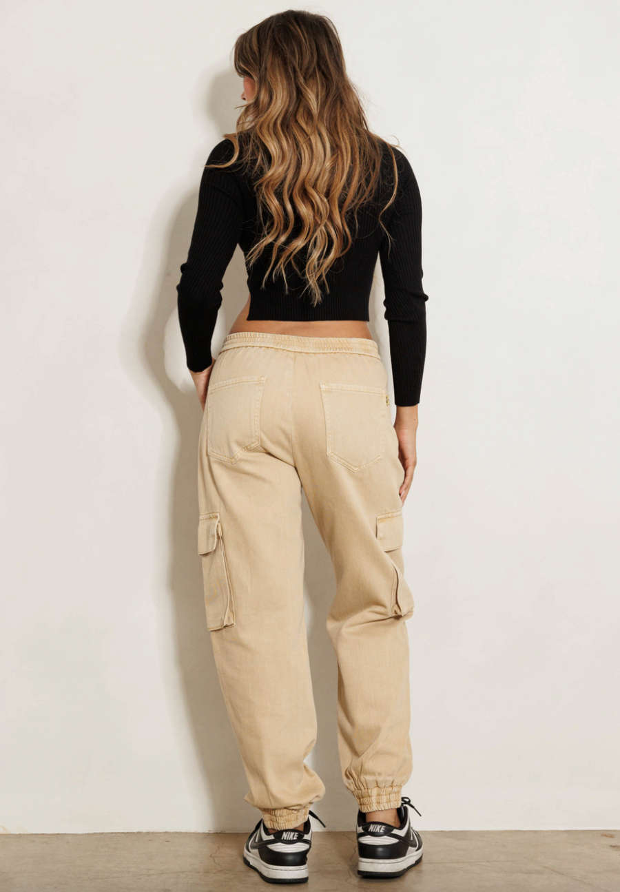 Madison Khaki Cargo Pants