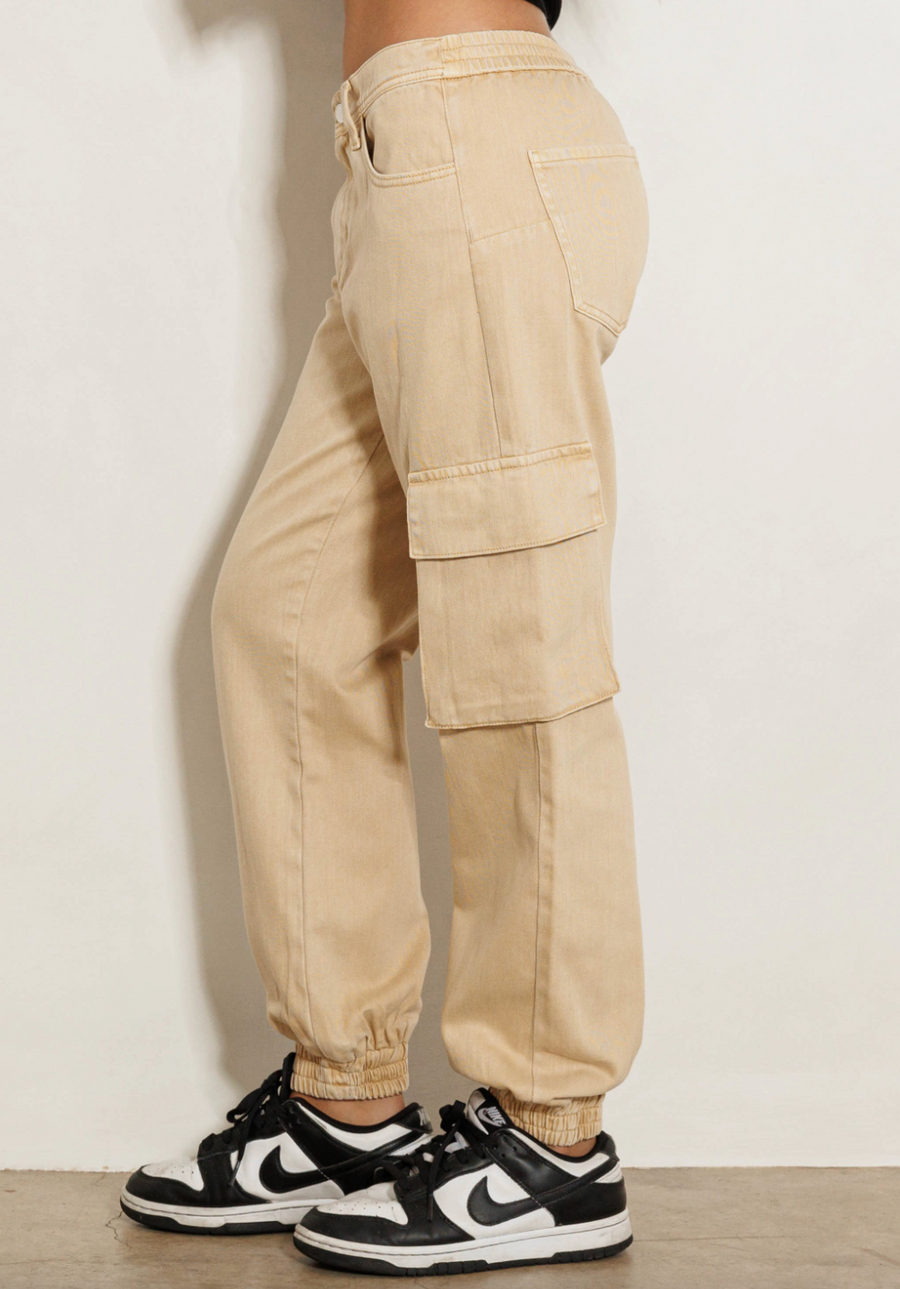 Madison Khaki Cargo Pants