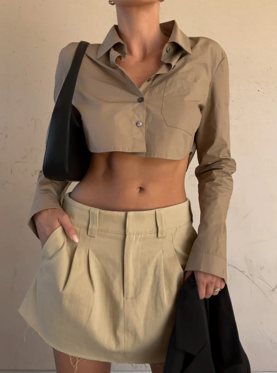 Luna Belted Mini Skirt