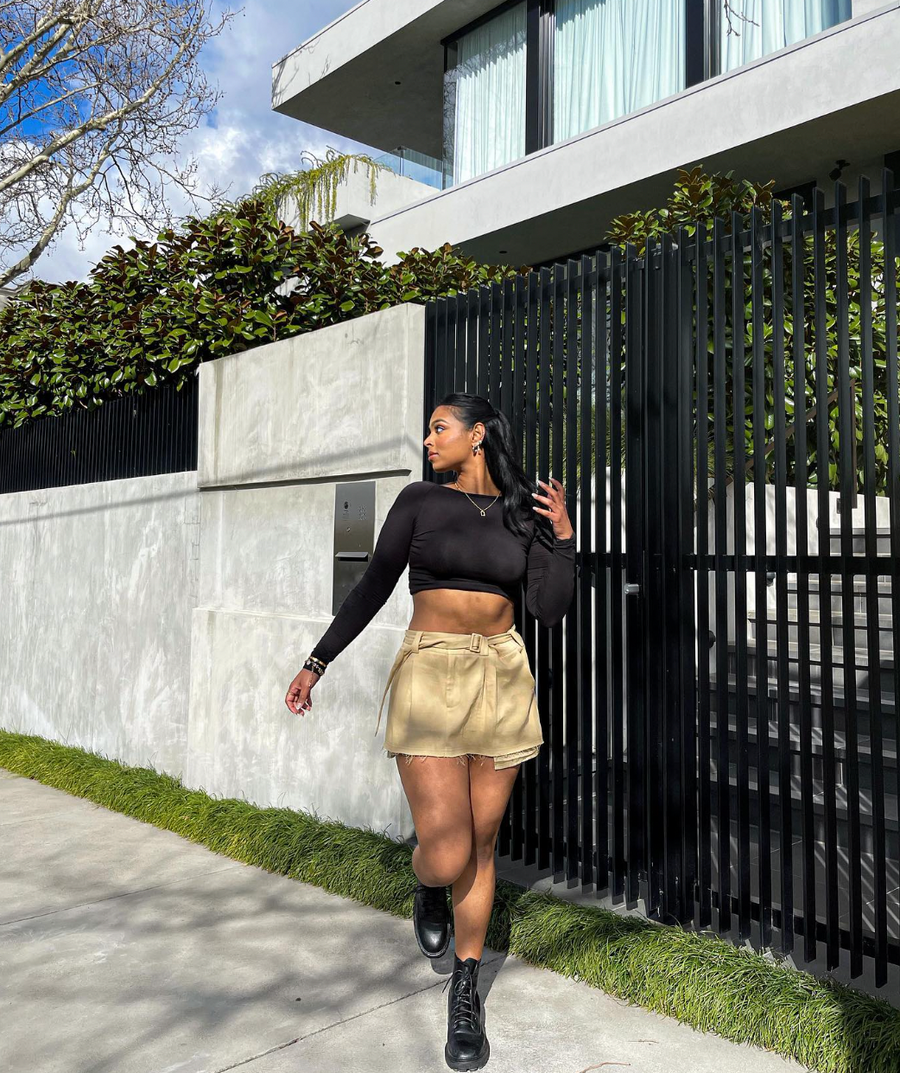 Luna Belted Mini Skirt