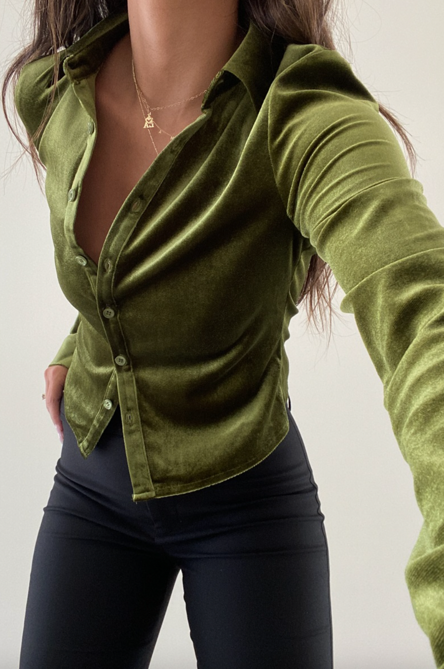 Drinks Well With Others Velvet Top