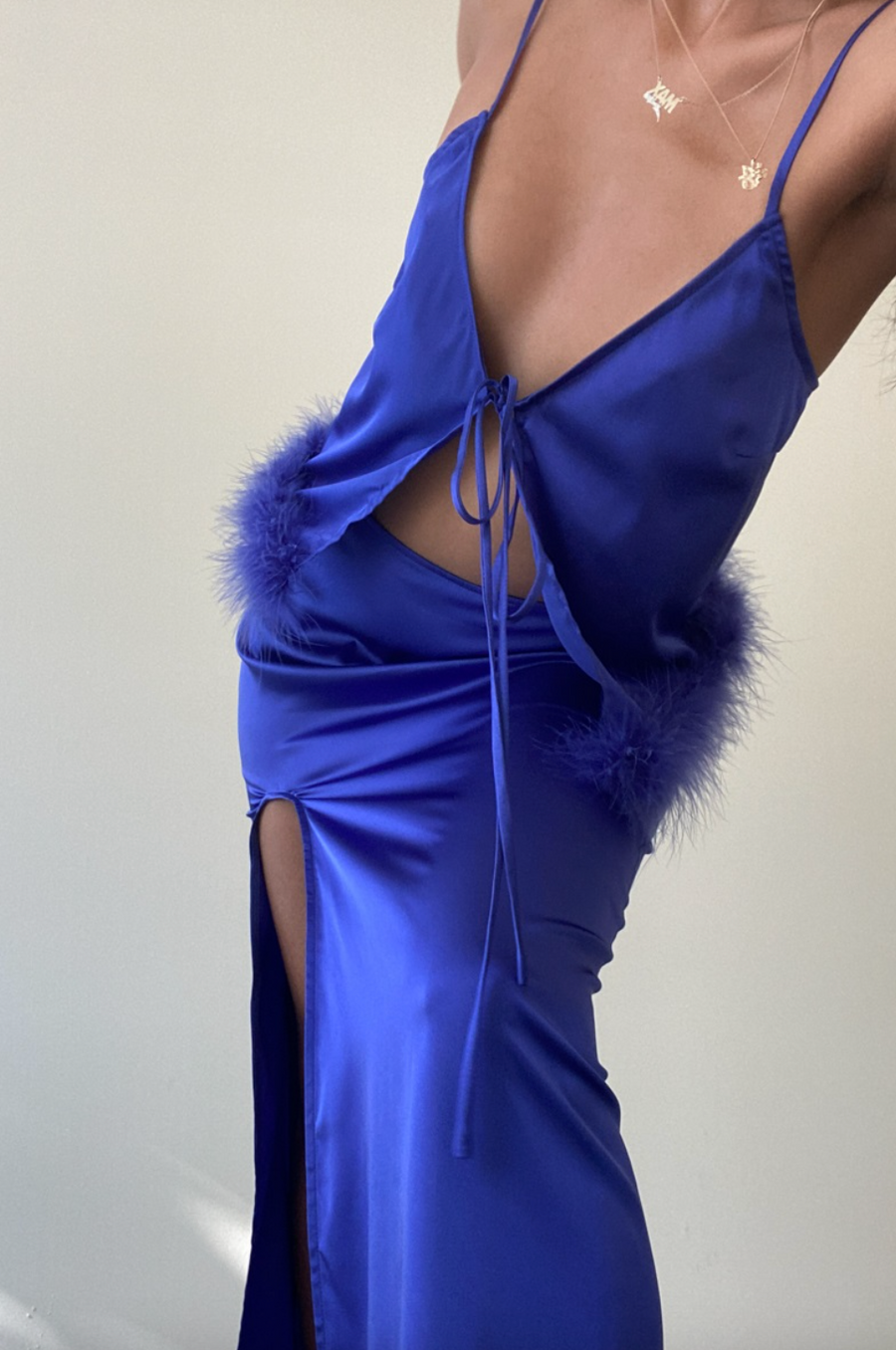 So Much Luxe Satin Skirt Set Orchid