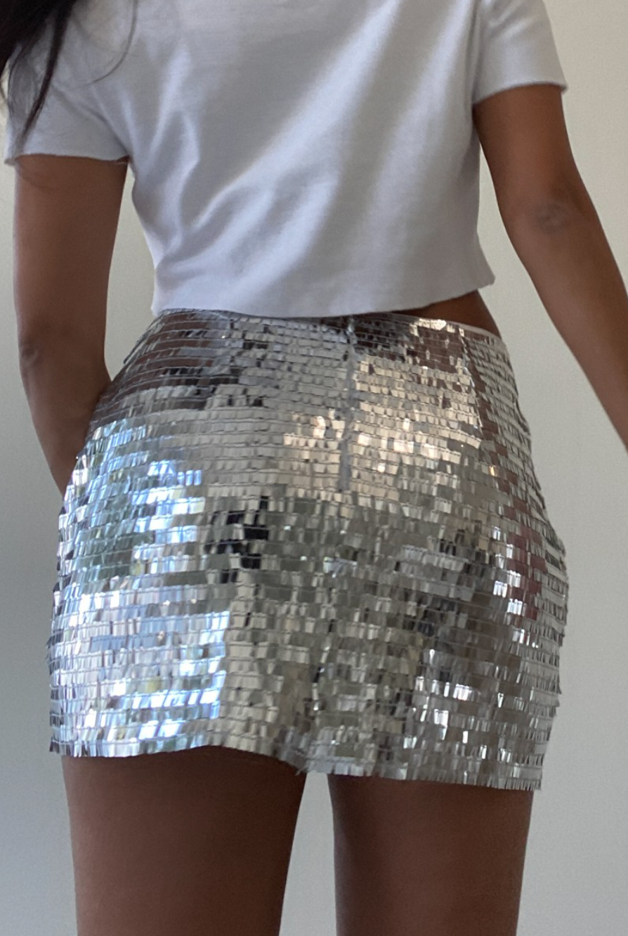 Paparazzi Sequin Mini Skirt