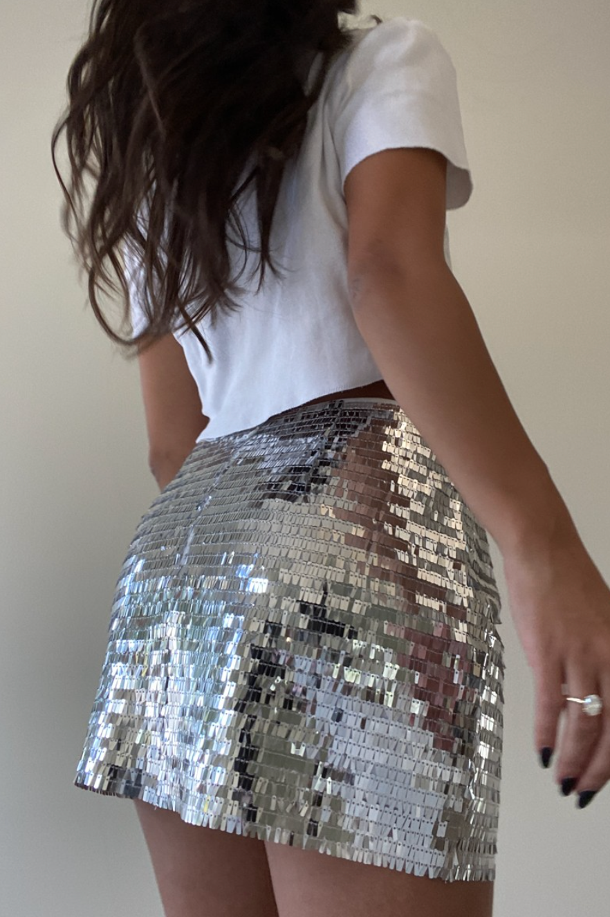 Paparazzi Sequin Mini Skirt