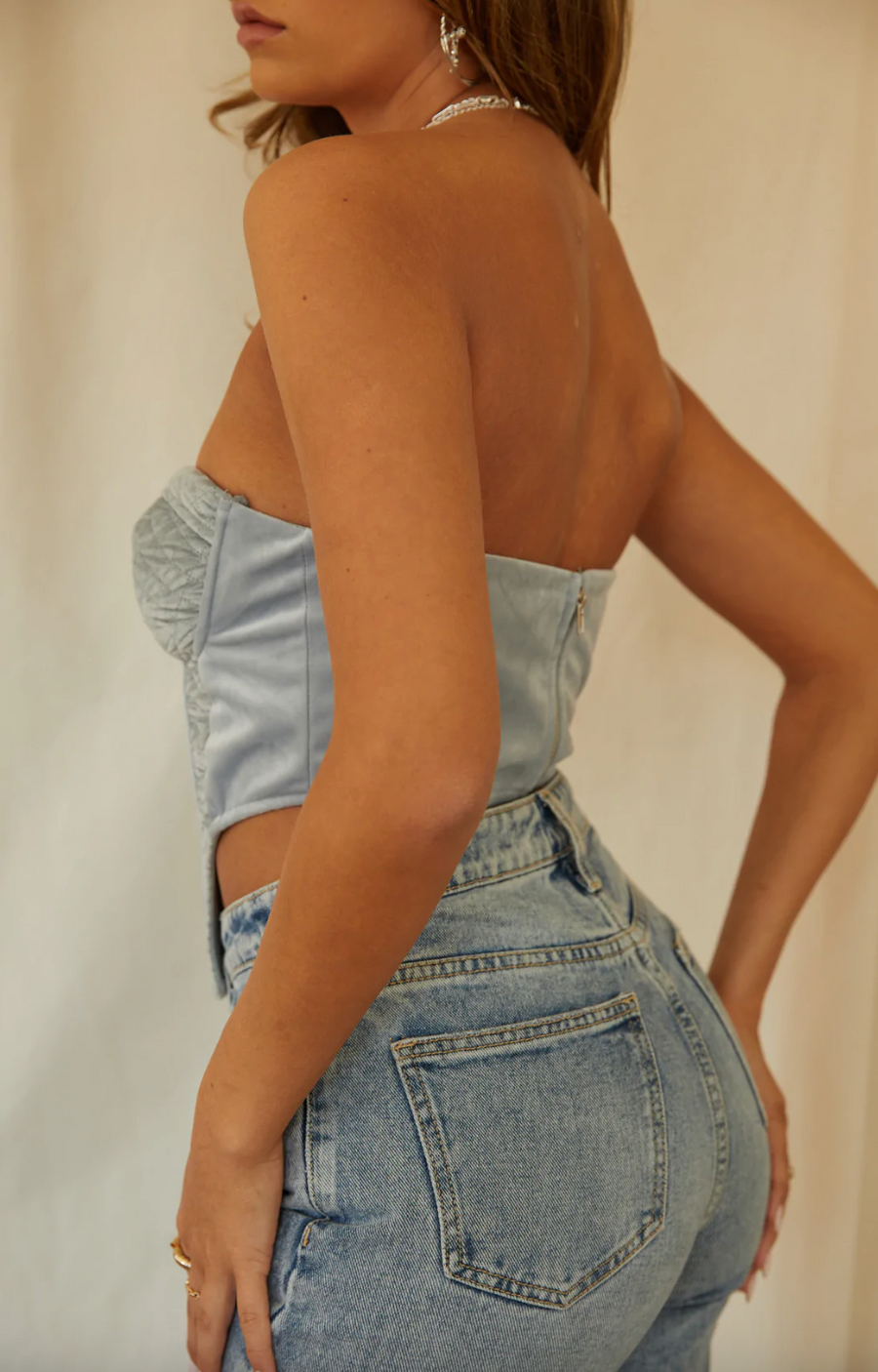 Soulmate Velvet Corset Top