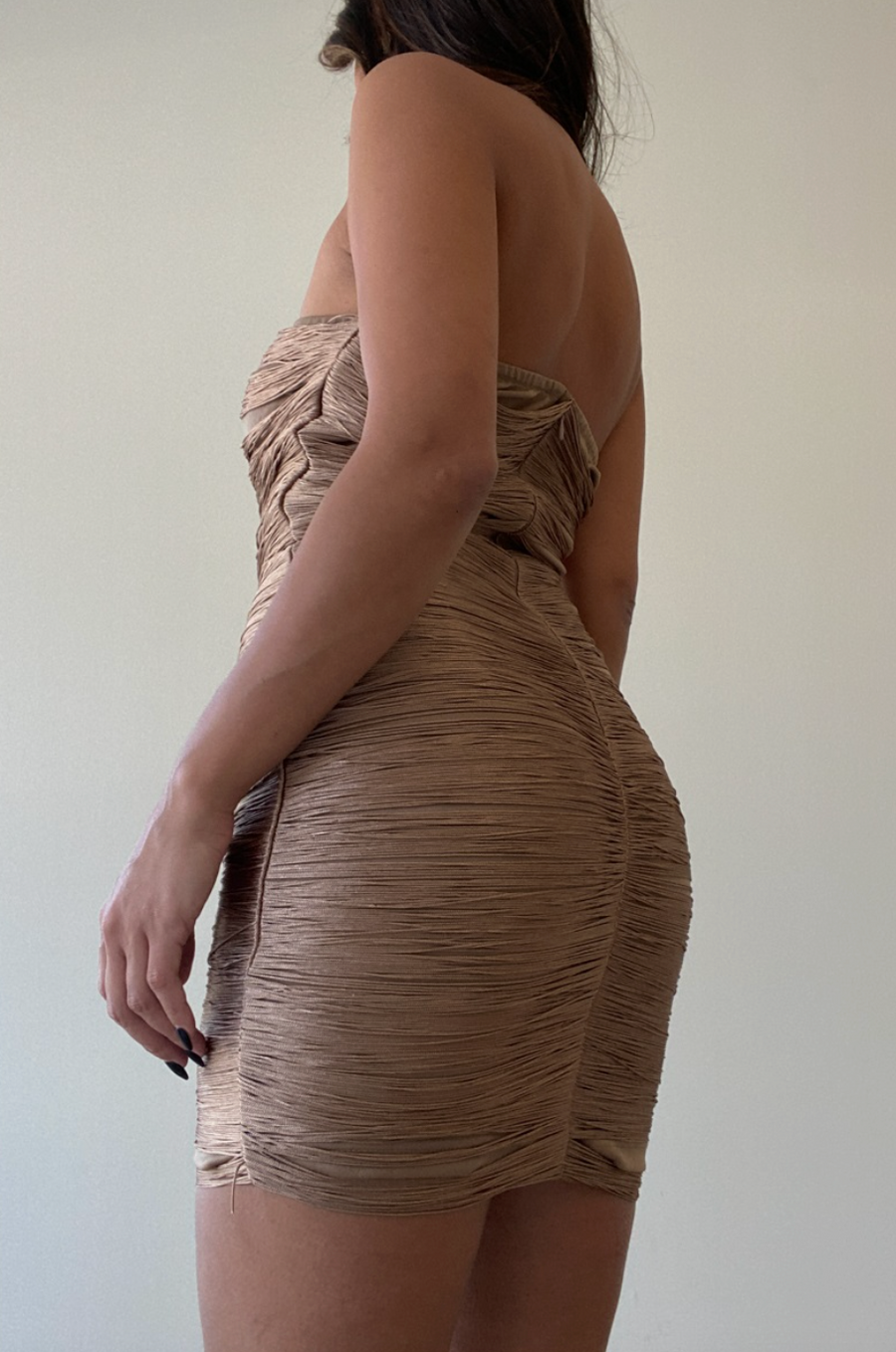 Real Love Metallic Dress