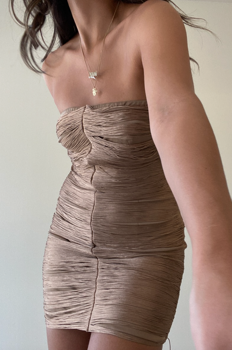 Real Love Metallic Dress