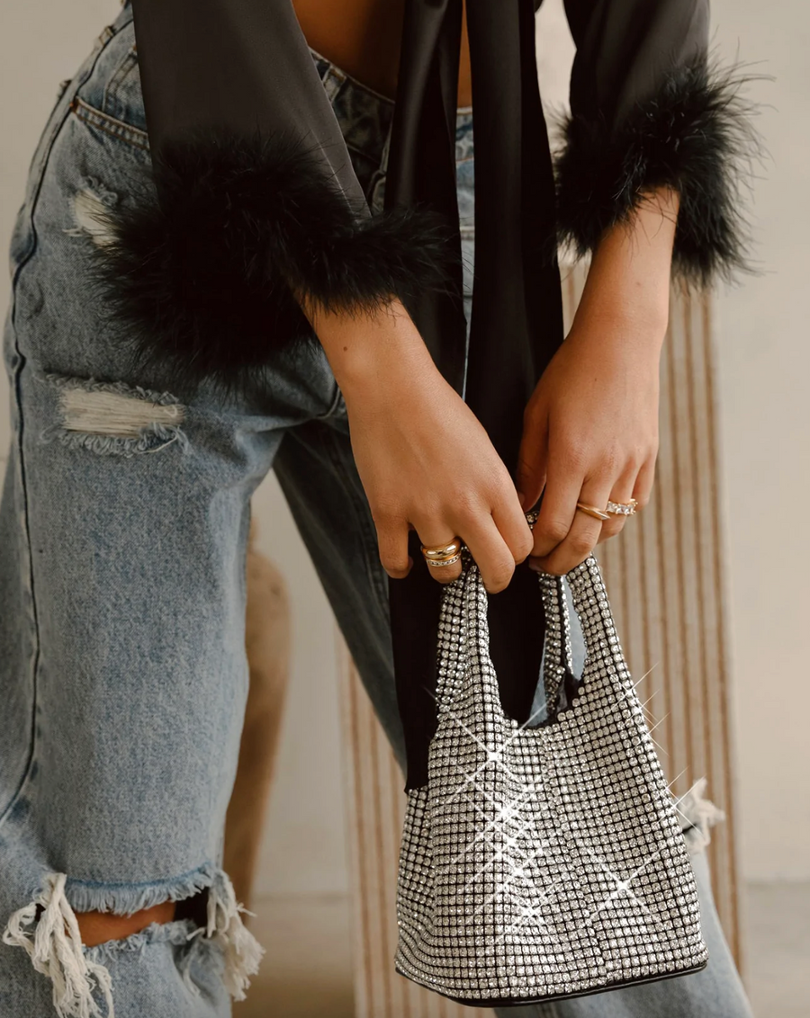 Rhinestone Mini Handbag
