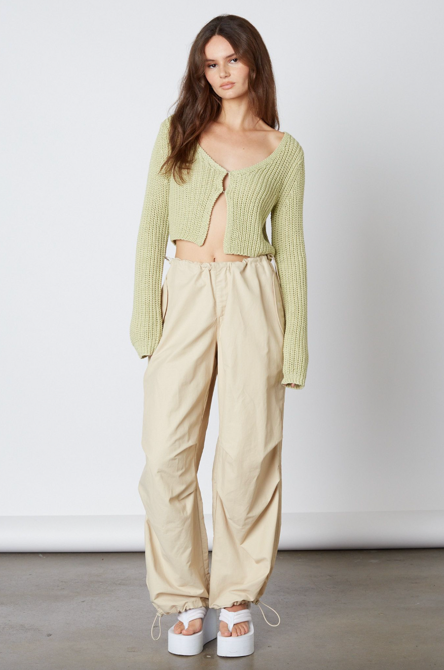 Jaded Parachute Pants Olive