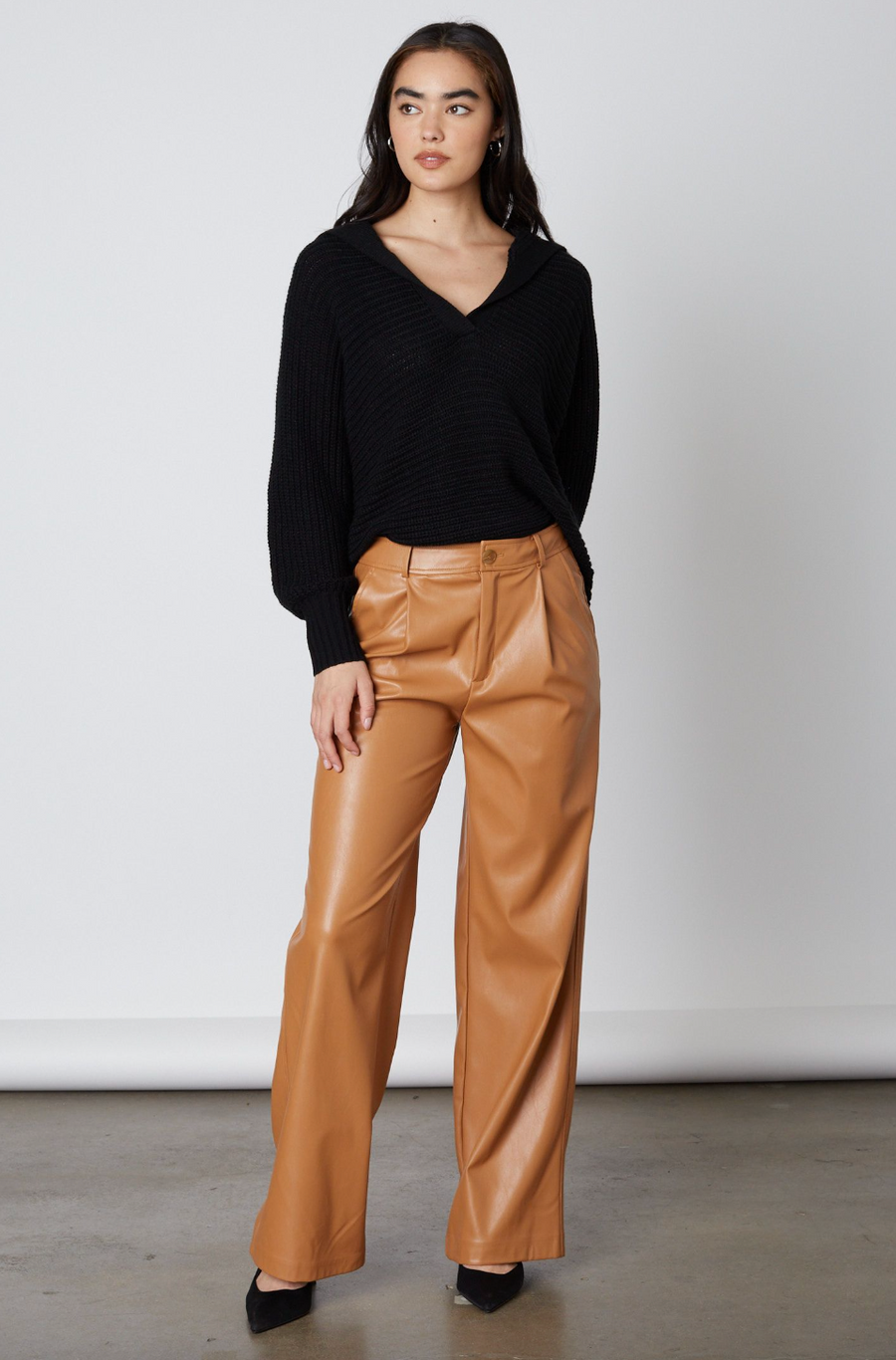 Nariah Relaxed Leather Pants