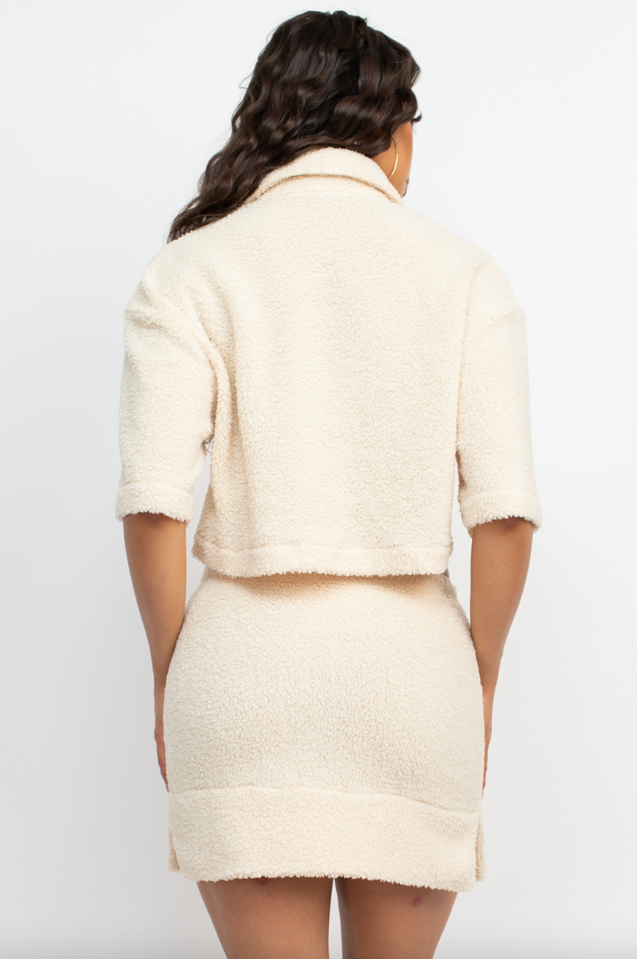 Quinn Fleece Mini Skirt Set