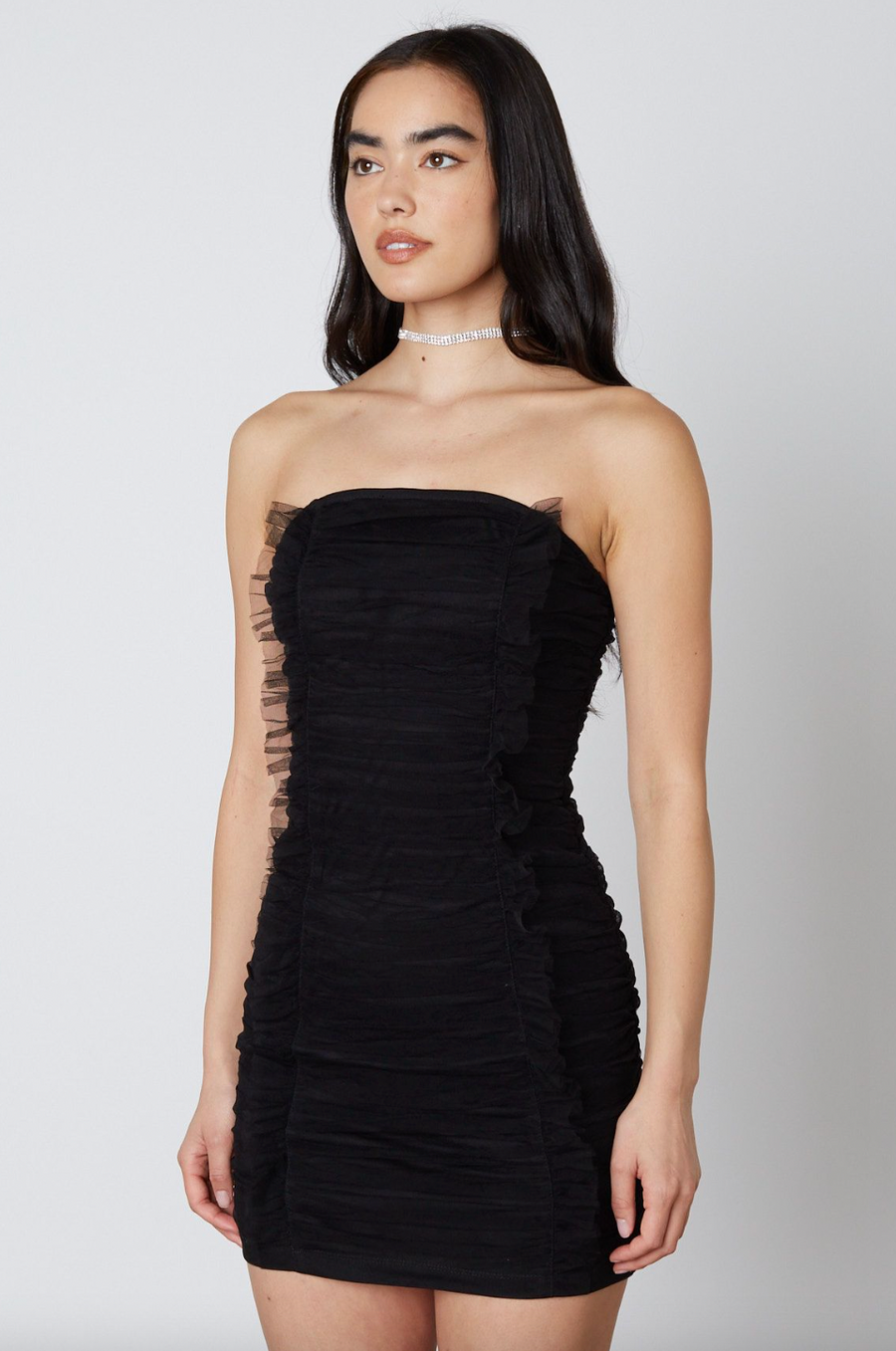 Sleigh It Tulle Bodycon Mini Dress