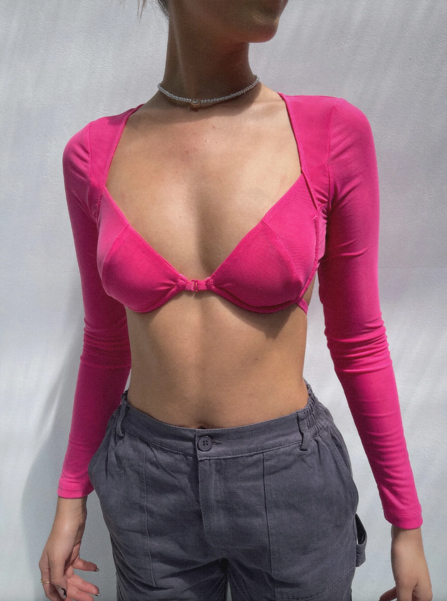 Remi Ribbed Bust Underwire Top