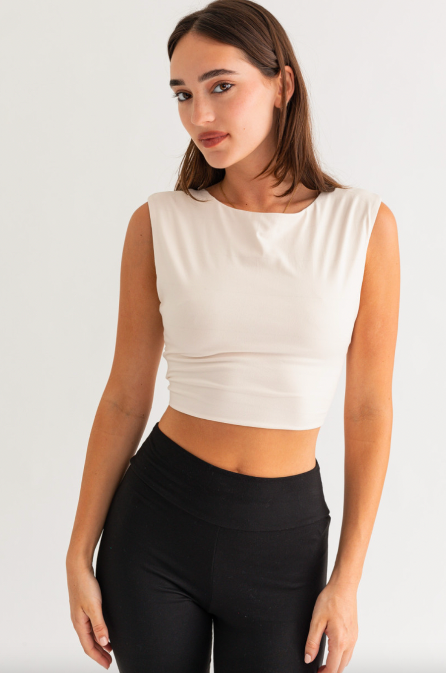 Pasadena Back Tie Crop Top