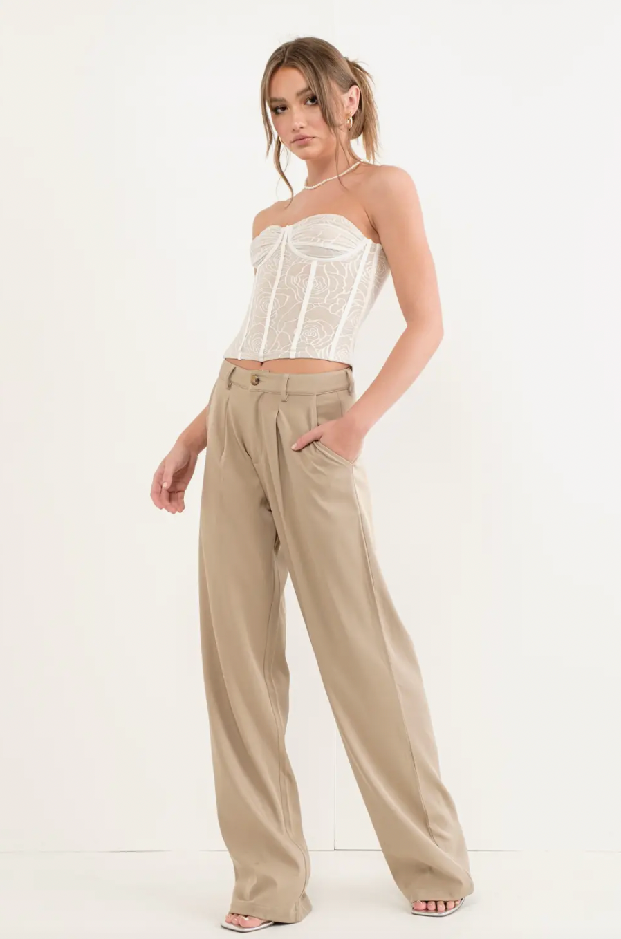 Rumi Mesh Corset Top