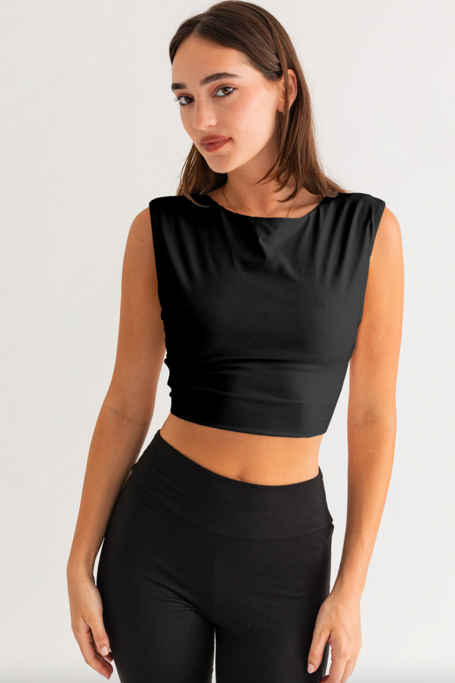 Pasadena Back Tie Crop Top