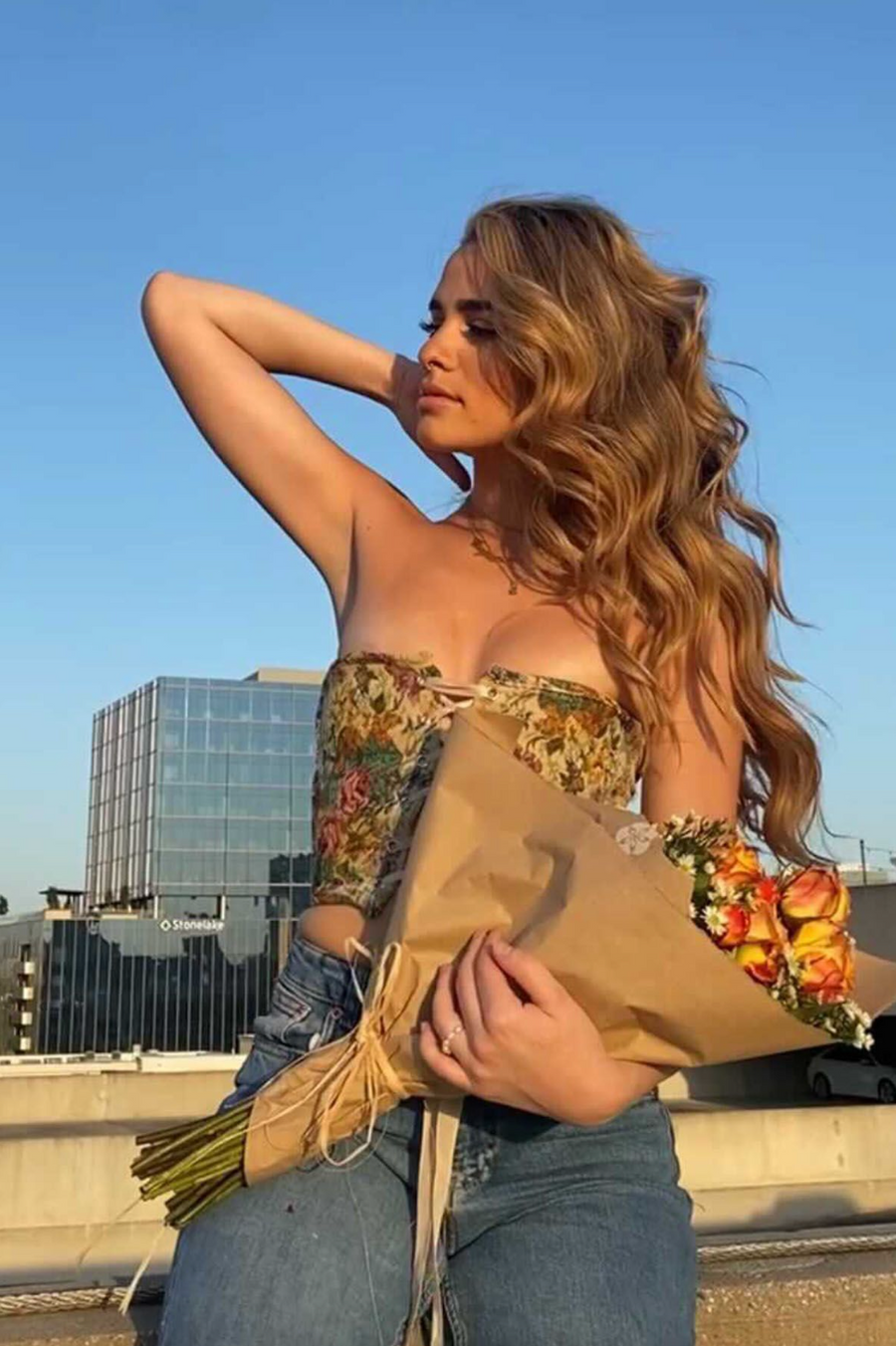 Like Honey Floral Corset Top