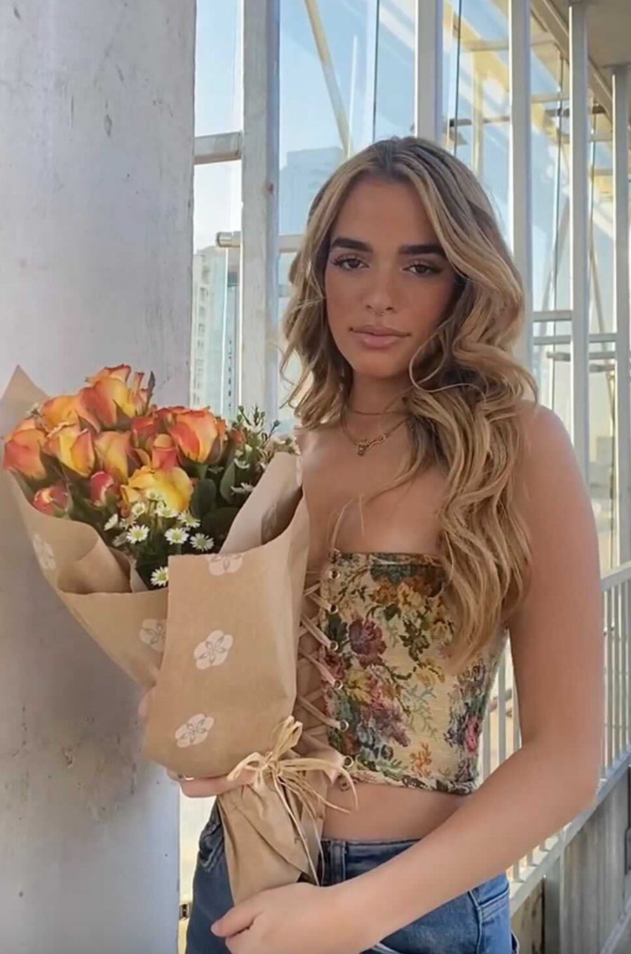 Like Honey Floral Corset Top