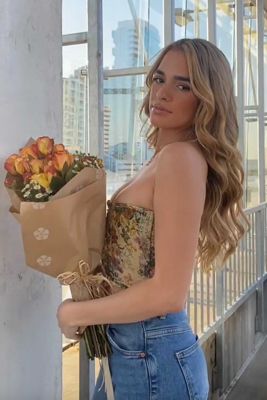 Like Honey Floral Corset Top