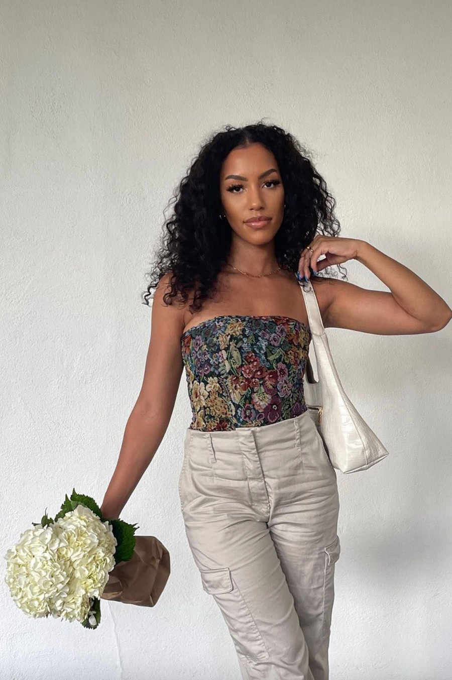 Good Days Floral Corset Top