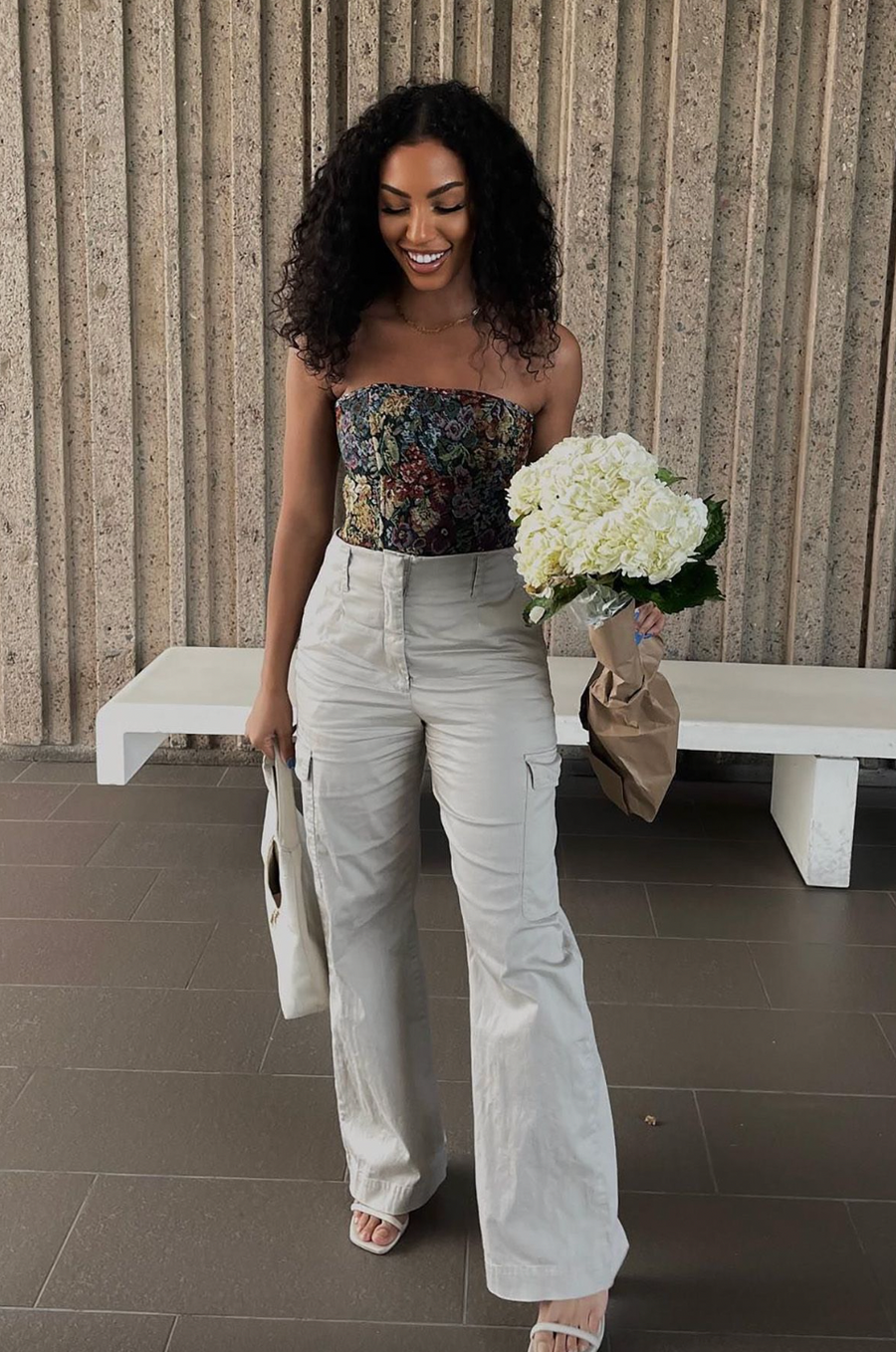 Good Days Floral Corset Top