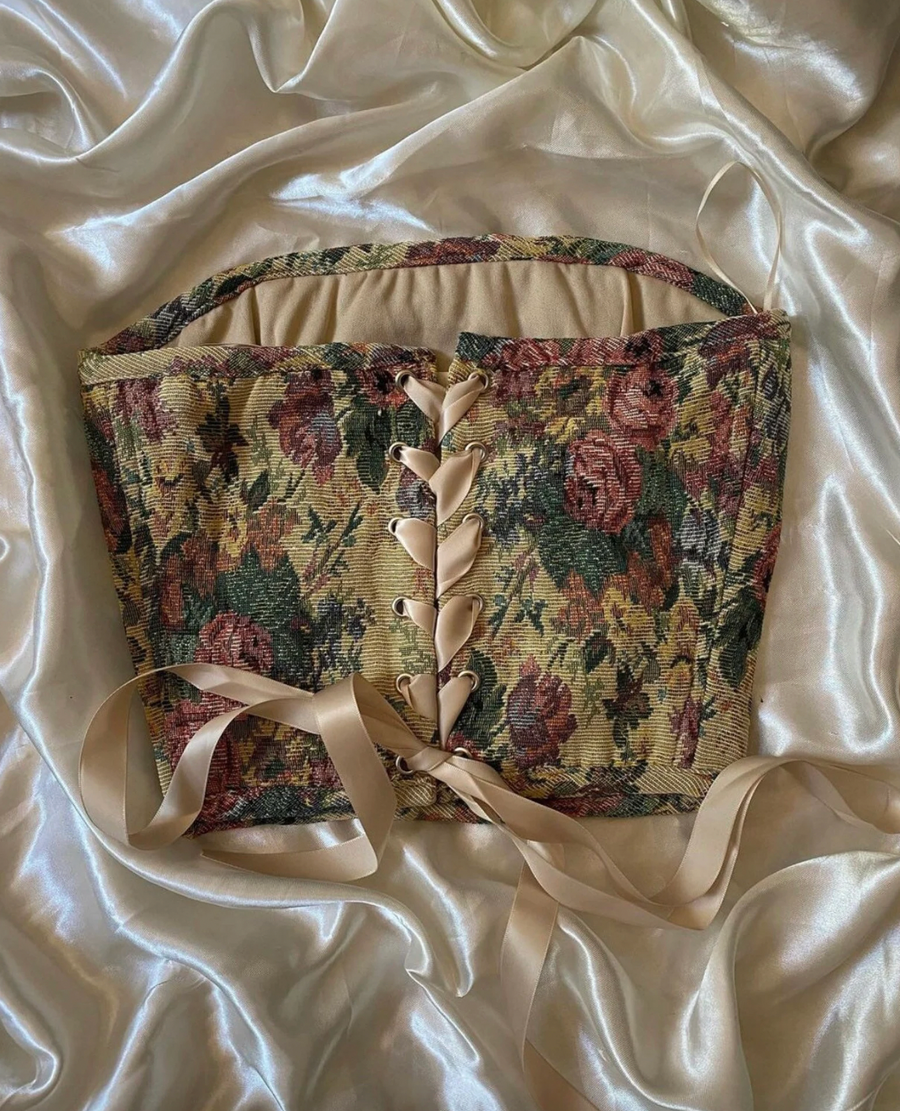Good Days Floral Corset Top