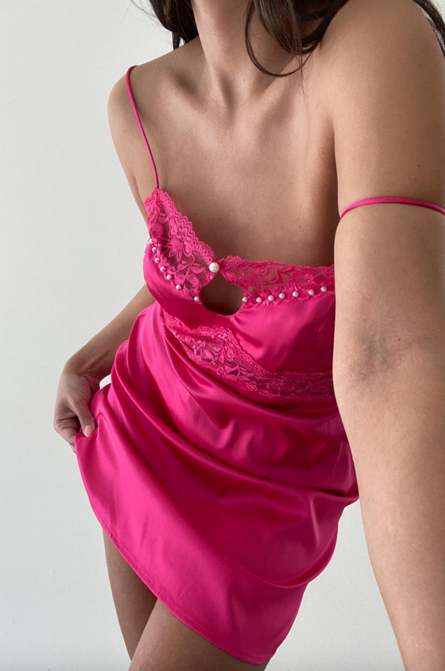 Damira Lace Mini Dress