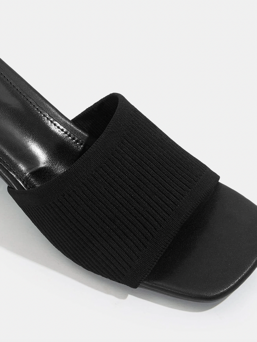 Vega Chunky Heeled Mules