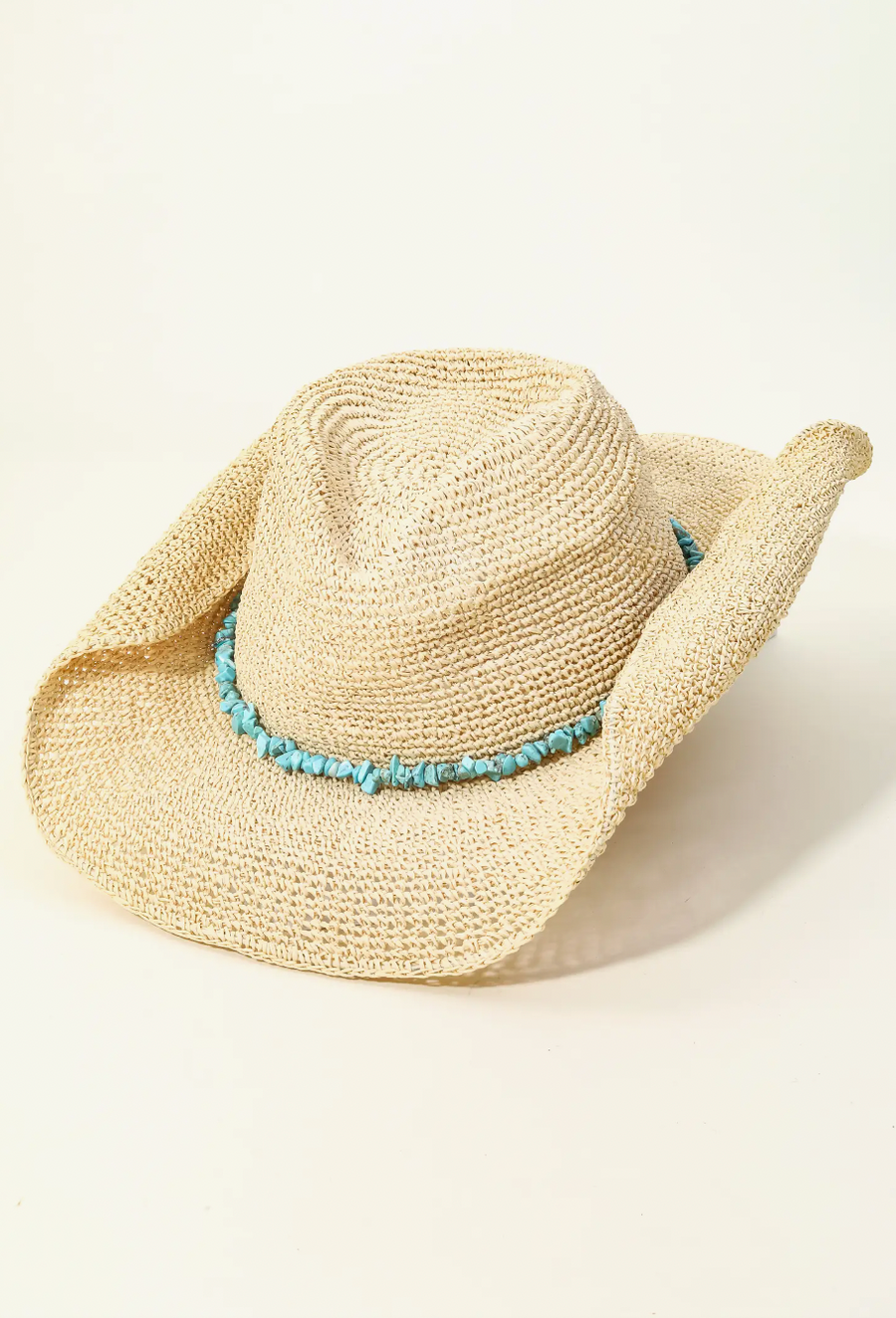 Stone Beaded Cowboy Hat