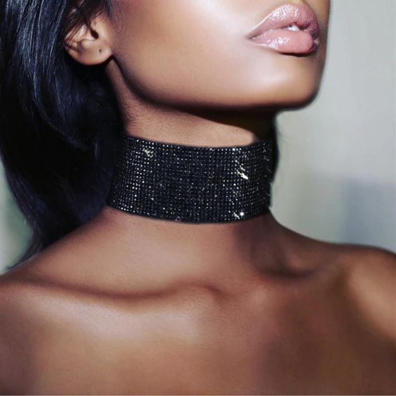 Sequin Statement Choker