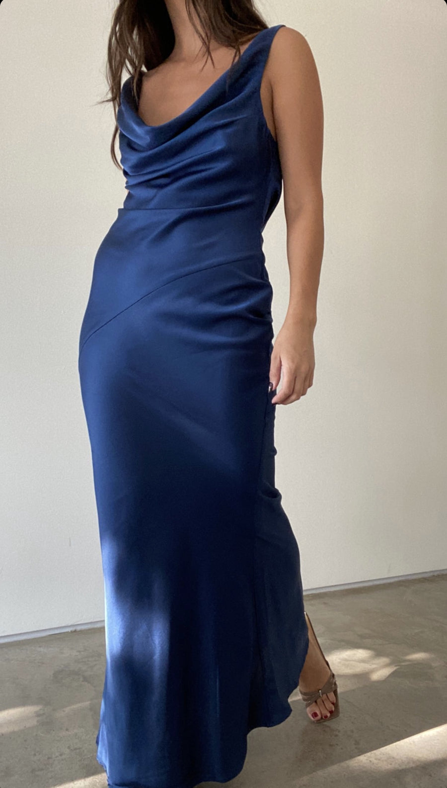 Heaven In Hollywood Satin Slip Dress